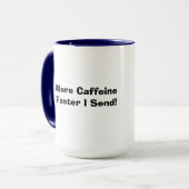 Morsealphabet-fertigen blonde männliche tasse (Vorderseite Links)
