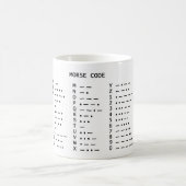 MORSEALPHABET KAFFEETASSE (Mittel)