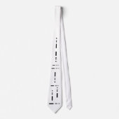 Morsealphabet-"Krawatten-" Krawatte durch (Vorderseite)