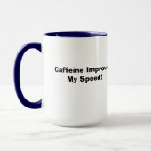 Morsealphabet-männlicher Betreiber-fertigen graue Tasse (Links)