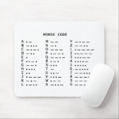 MORSEALPHABET MOUSEPAD (Mit Mouse)