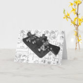 Morsealphabet-Radioschematische Karte (Gelbe Blume)