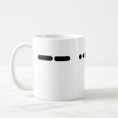 Morsealphabet "TASSE" Tasse durch Brownielocks (Links)