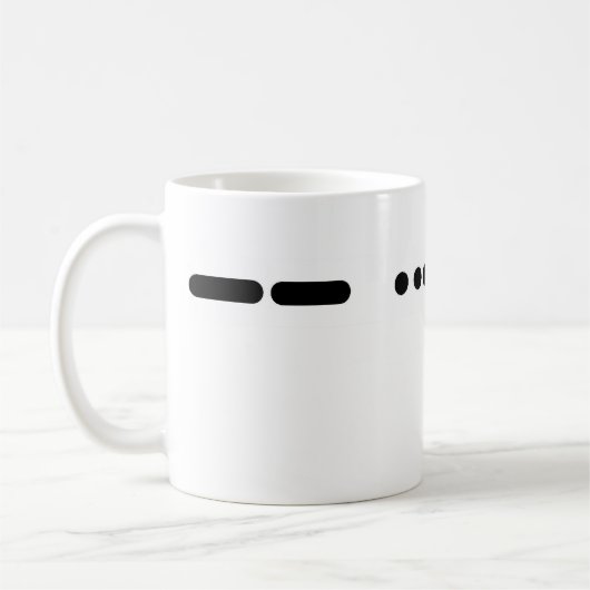 Morsealphabet "TASSE" Tasse durch Brownielocks (Links)