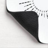 Morsecode Alphabet Mousepad (Ecke)
