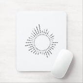 Morsecode Alphabet Mousepad (Mit Mouse)