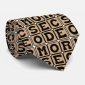 Morsecode, System aus Punkten und Strichen Krawatte (Gerollt)