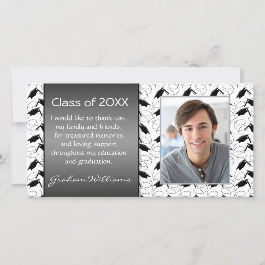 Mörser-Abschluss danken Ihnen Dankeskarte (Vorderseite)