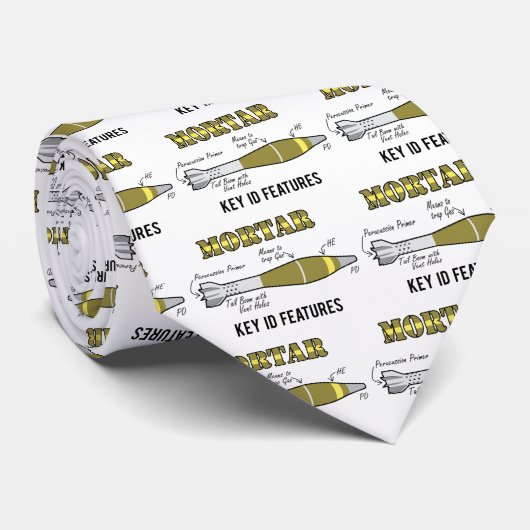 Mörser Identifikation Krawatte (Gerollt)