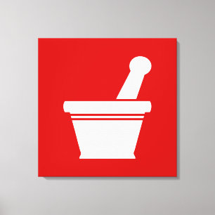 Mörser & Stößel Leinwanddruck