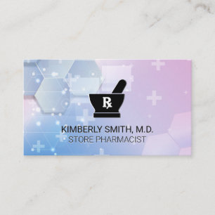Mörser Stößel Logo   Apotheker   Gesundheit Medizi Visitenkarte