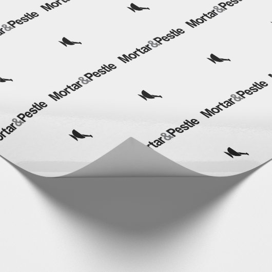 Mörser u. Stampfe Geschenkpapier (Ecke)