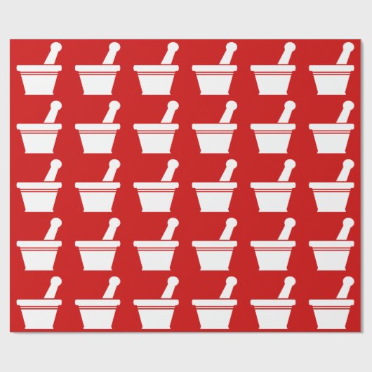 Mörser u. Stampfe Geschenkpapier (Flach)