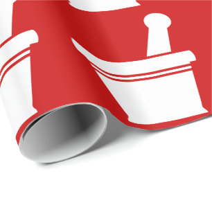 Mörser u. Stampfe Geschenkpapier