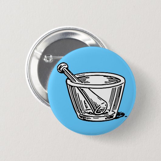 Mörser und Stampfe Button (Vorne & Hinten)