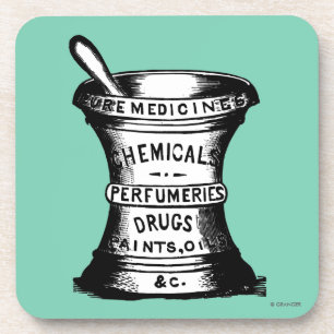 Mörser und Stampfe Getränkeuntersetzer