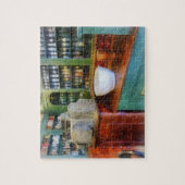 Mörser und Stampfe in der Apotheke Puzzle (Vertikal)