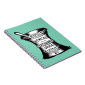 Mörser und Stampfe Notizblock (Rechte Seite)