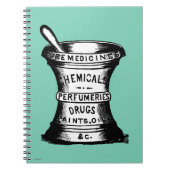 Mörser und Stampfe Notizblock (Vorderseite)