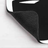 Mörser-und Stampfe-Silhouette-Apotheker-Geschenk Mousepad (Ecke)