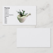 Mörser-und Stampfe-Visitenkarte Visitenkarte (Vorne/Hinten)