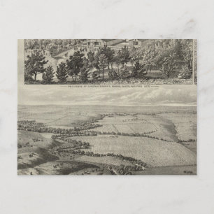 Morse's Ranche Chase Landkreis, Kansas Postkarte