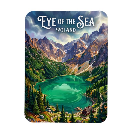 Morskie Oko Polen Magnet (Vertikal)