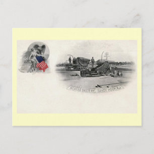 Mortar Battery, Sandy Hook, New Jersey Vintag Postkarte