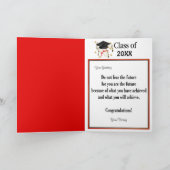 Mortar & Diploma 2018 Karte (Innenseite)