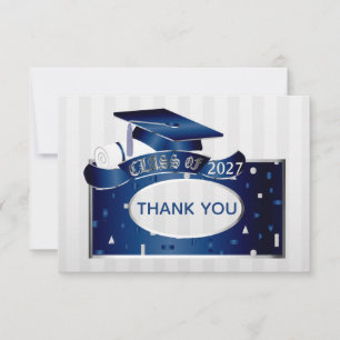 Mortar, Diploma Abschluss Vielen Dank für Ihre Ein Dankeskarte