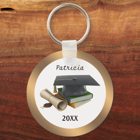 Mortar & Diploma Schlüsselanhänger (Vorderseite)