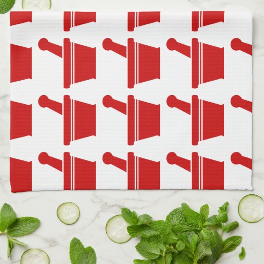 Mortar & Pestle Geschirrtuch (Gefaltet)