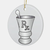 Mortar Pestle Keramikornament (Links)