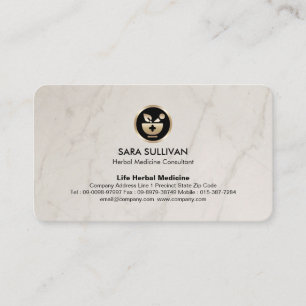Mortar Pestle Kräutermedizin Homöopathie Visitenkarte