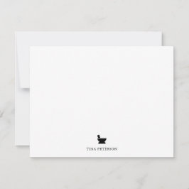 Mortar & Pestle Pharmacy School Graduate Gift - Mitteilungskarte