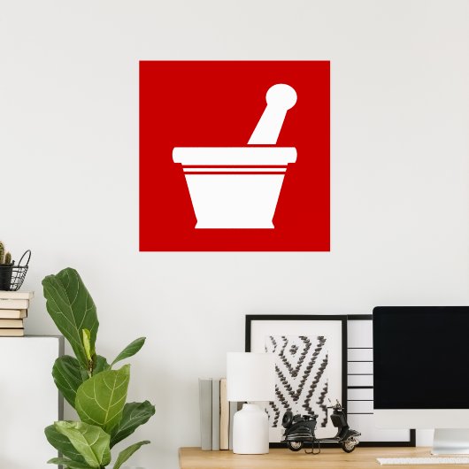 Mortar & Pestle Poster (Heimbüro)