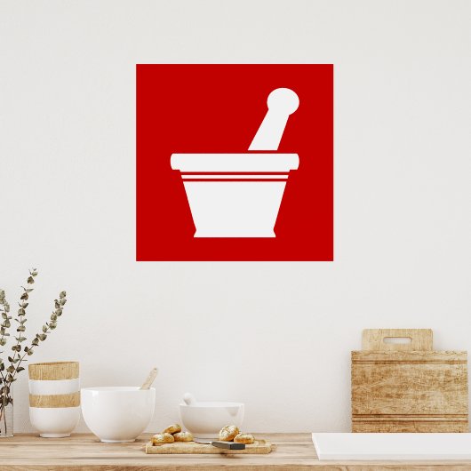 Mortar & Pestle Poster (Küche)