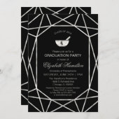 Mortar & Pestle Rx Pharmacy School Grad Party Gem Einladung (Vorne/Hinten)