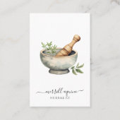 Mortar Pestle Visitenkarte (Vorderseite)