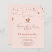 Mortar Pharmacy Grad Party Einladung (Vorne/Hinten)