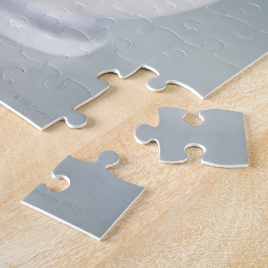 Mortar und Pestbrot, Flaschen für Pilze im Hinterg Puzzle (Seite)