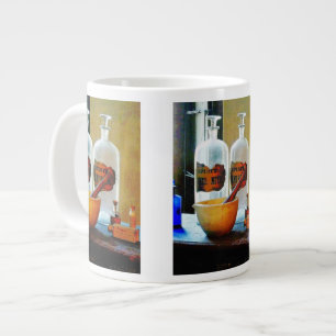 Mortar und Pesti mit Flaschen Jumbo-Tasse