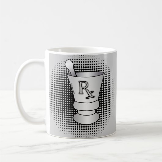 Mortar und Pestle Kaffeetasse (Links)