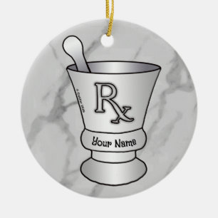 Mortar und Pestle Keramik Ornament