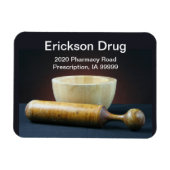 Mortar und Pestle Magnet (Horizontal)