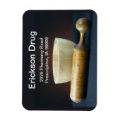 Mortar und Pestle Magnet (Vertikal)