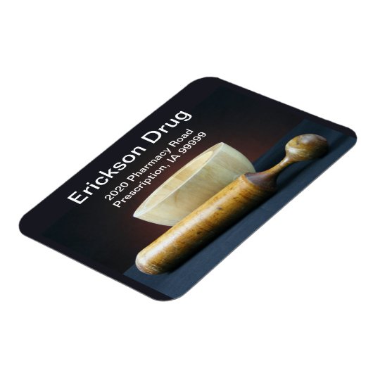 Mortar und Pestle Magnet (Linke Seite)