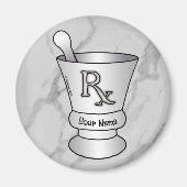 Mortar und Pestle Magnet (Vorne)