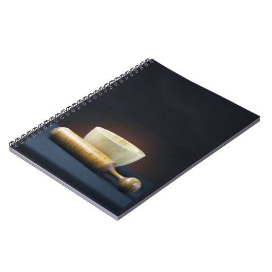 Mortar und Pestle-Notebook Notizblock (Linke Seite)