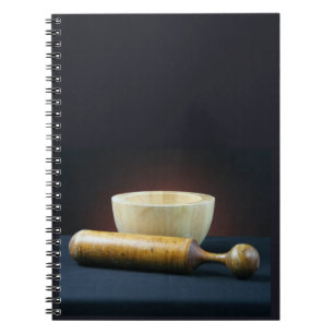 Mortar und Pestle-Notebook Notizblock